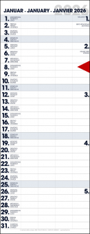 STREIFENPLANER - BÜROPLANER - FAMILIENPLANER - KÜCHENPLANER
